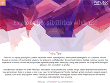 Tablet Screenshot of pehutec.com
